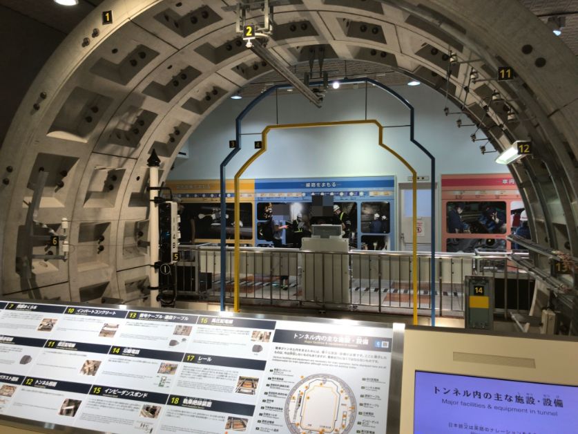 地下鉄博物館　トンネル
